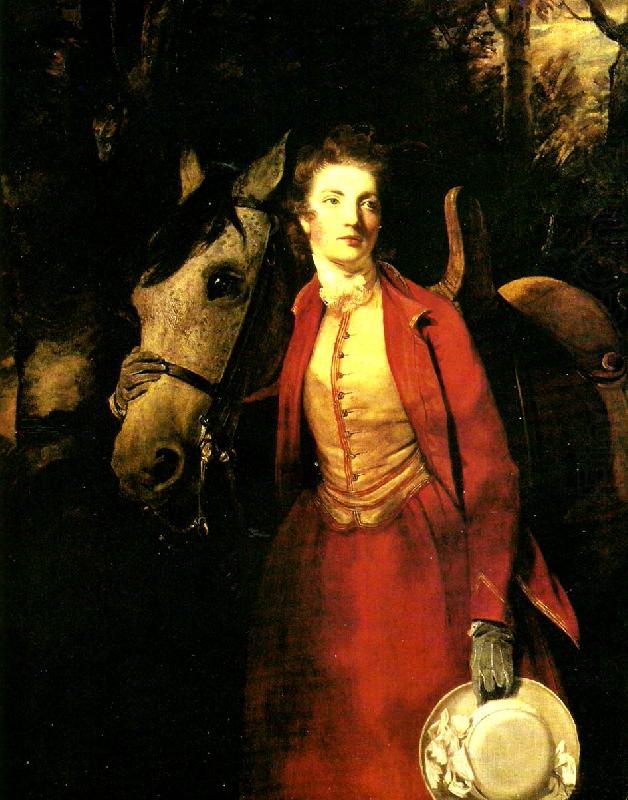 lady charles spencer in a riding habit, Sir Joshua Reynolds